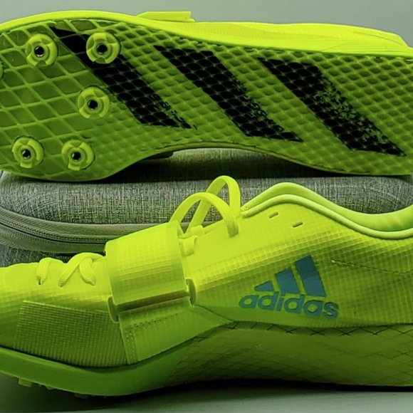 Adidas Adizero Triple Jump Track & Field Shoes Men's Size 11.5 FW2242 Yellow - Picture 4 of 9
